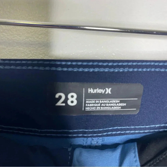 Hurley Mens Swim Trunks Hybrid Shorts Size 28 - Picture 3 of 6